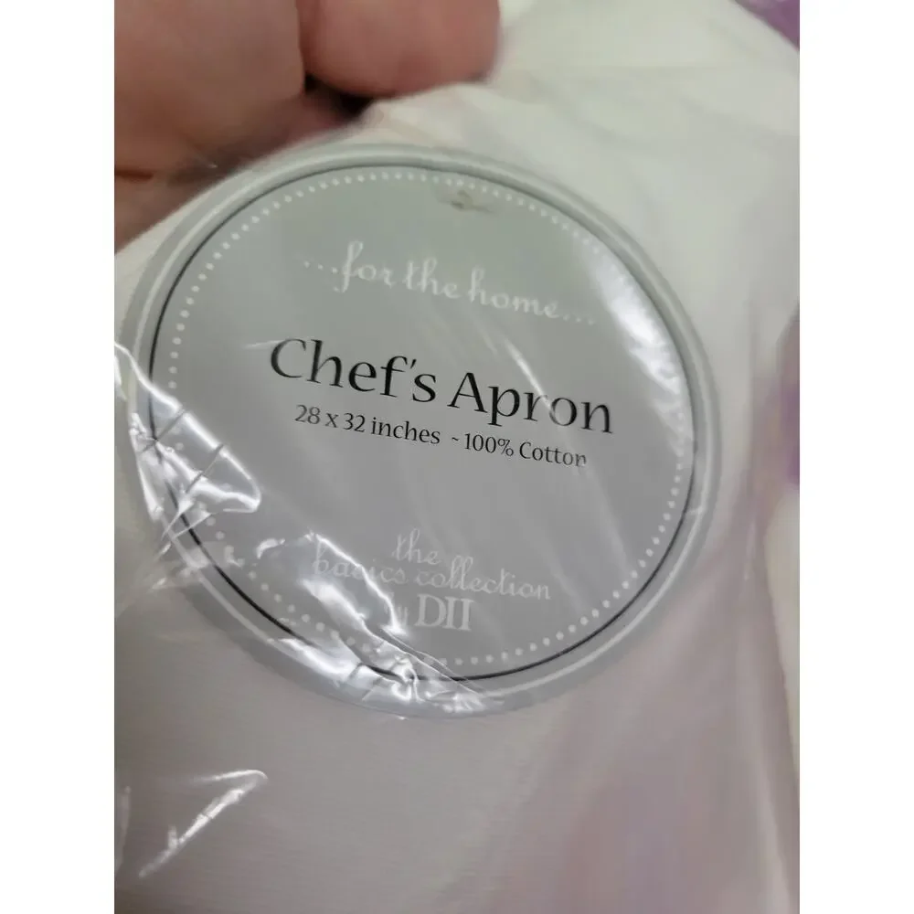 For the HOME Chef's Apron 28 x 32 inches 100 cotton new DII collection
